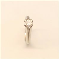 Anello MONILE Donna in Platino Diamante 0.44 Ct AN2340P-15 - AN2340P-15